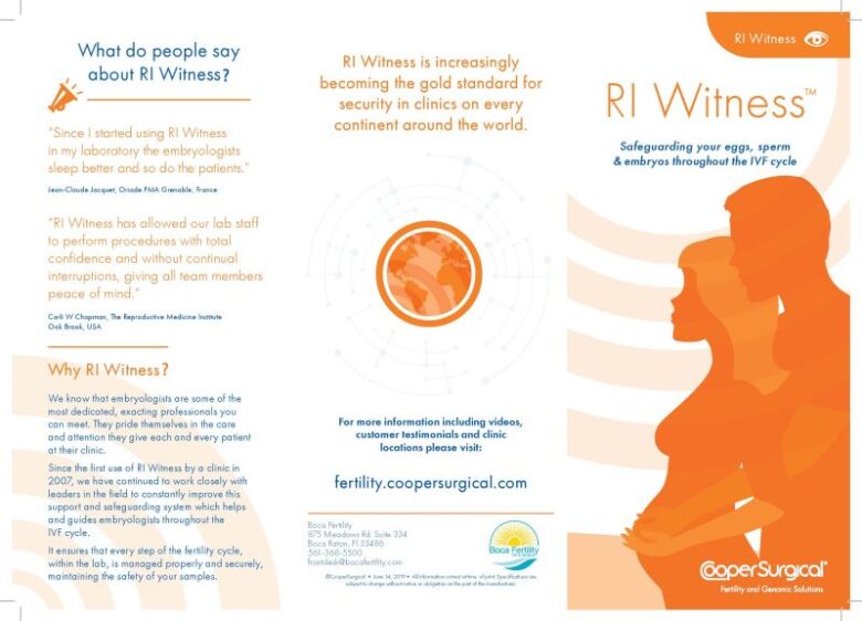 Boca Fertility Integrates RI Witness Technology into IVF Laboratory